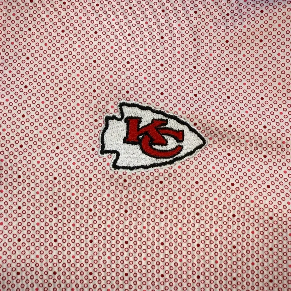 Cutter & Buck Kansas City Chiefs Men’s Polo Size S NFL Embroidered Logo Golf Tee